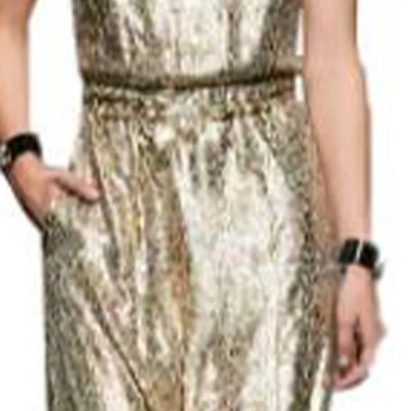 CHANEL Slip Dresses Women's Gold-3