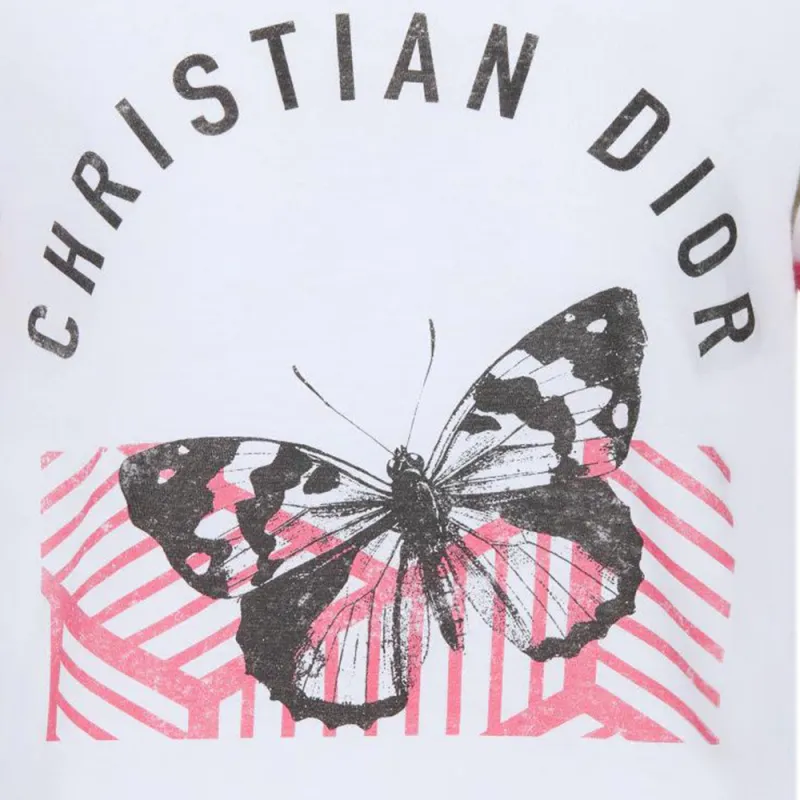 DIOR Quarterly New Products T-Shirts Women's White-4