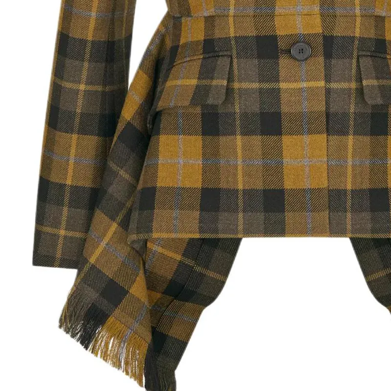 DIOR FW24 Jackets & Coats Women's Yellow Gray-4