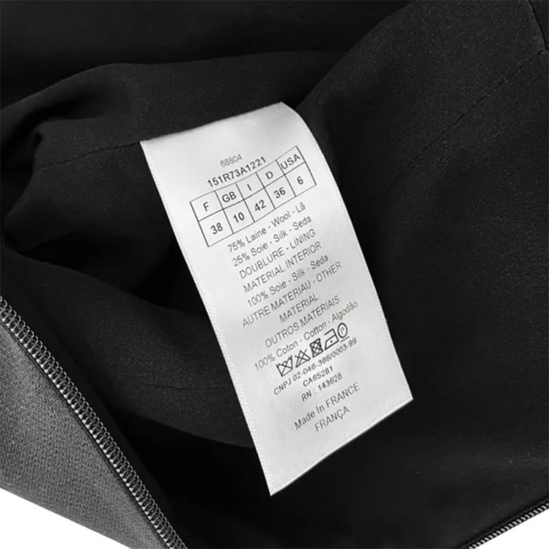 DIOR Short-Sleeved Dresses Women's Black-3