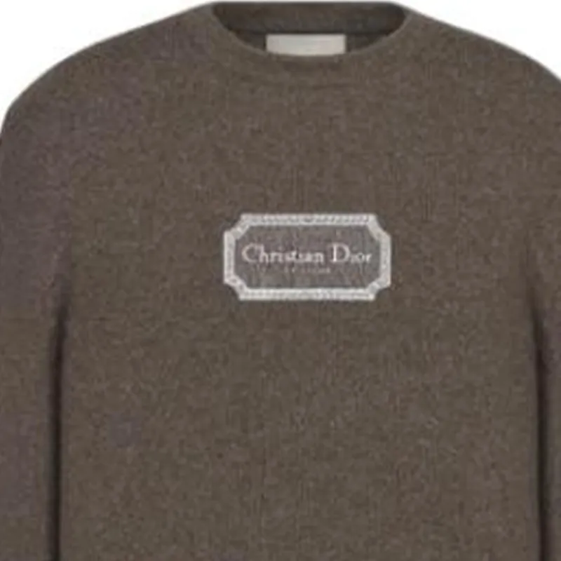 DIOR Cashmere Sweaters Men Brown-4