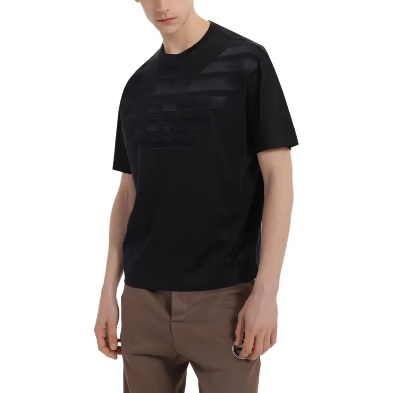 EMPORIO ARMANI SS23 T Shirt Men's Dark Blue-4