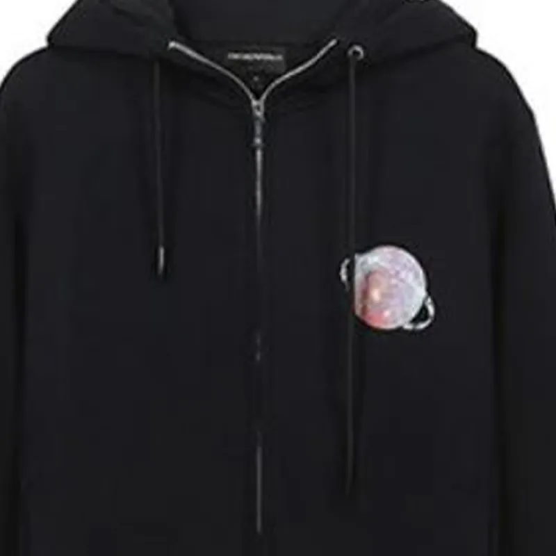 EMPORIO ARMANI Sweatshirts Men Black-4