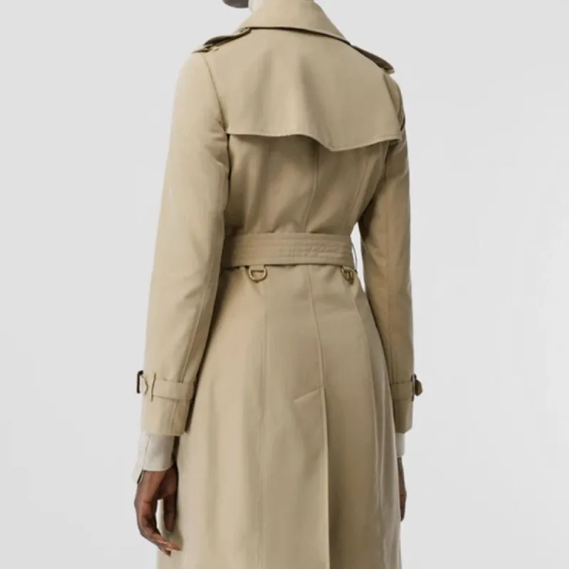 Burberry Trench Coat Women's Honey-3