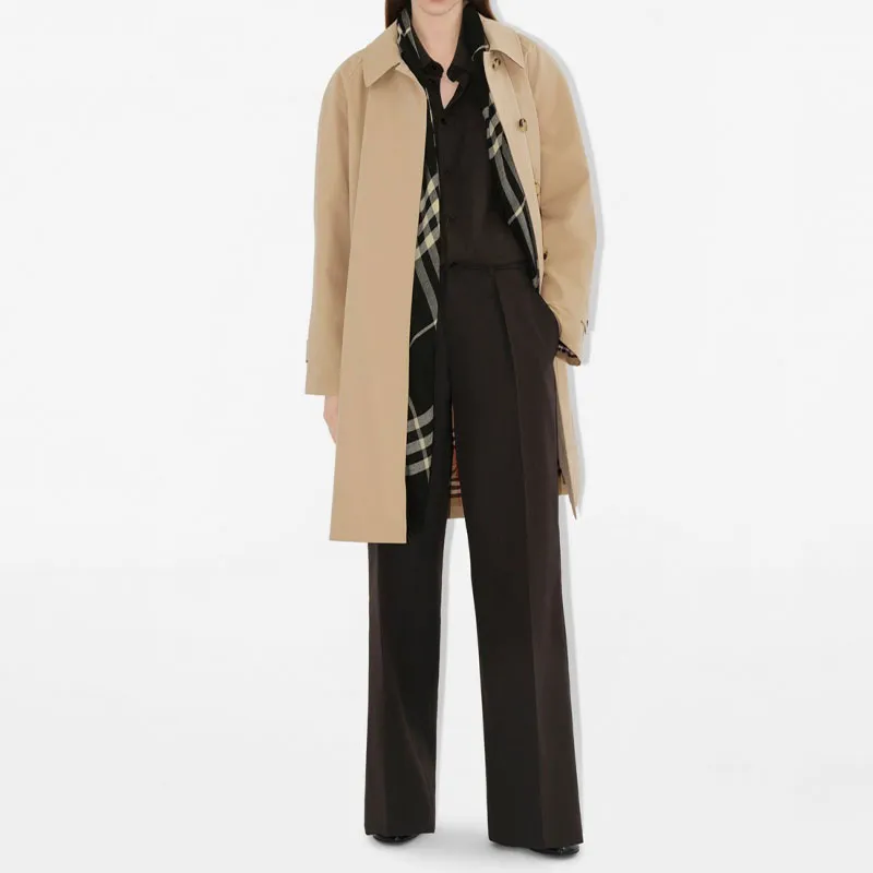 Burberry Long Sleeved Trench Coat-3