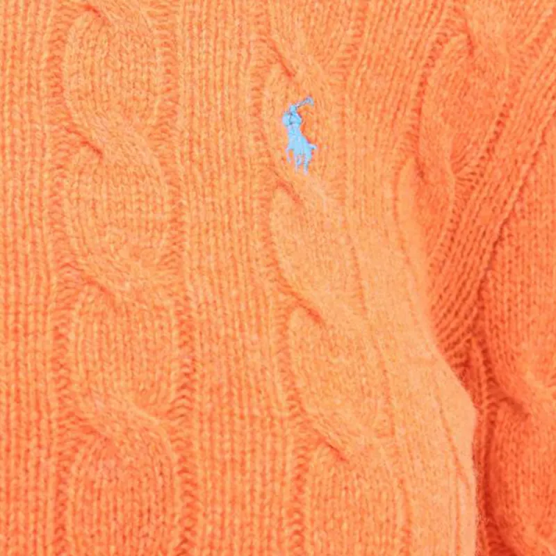Polo Ralph Lauren Pony Embroidered Cable Knit Jumper-5