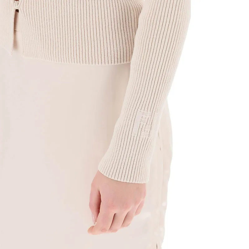 FENDI Buttoned Long Sleeved Cardigan-5