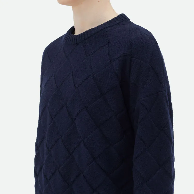 Bottega Veneta 3D Intreccio Crewneck Jumper-4