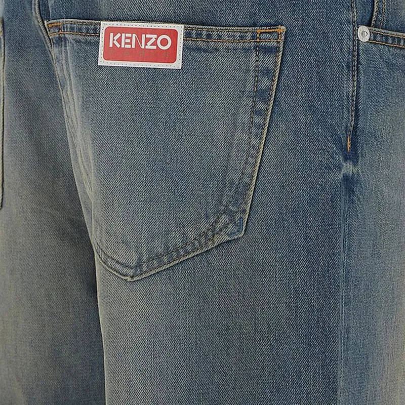 KENZO Asagao Straight Fit Jeans-2
