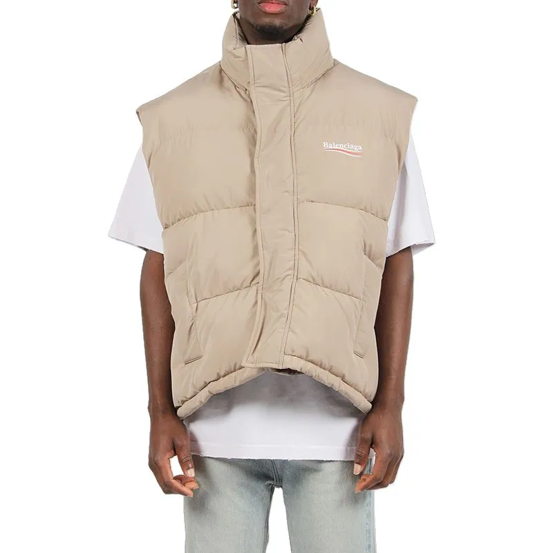 Balenciaga Logo Printed Down Gilet-2