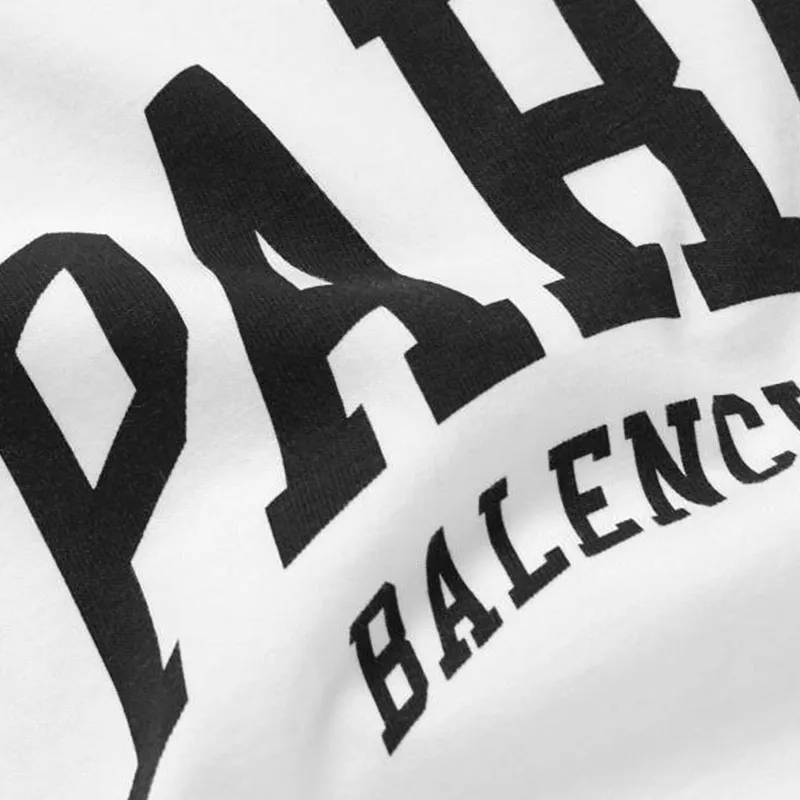 Balenciaga T Shirt Loose Fit Men's White-3