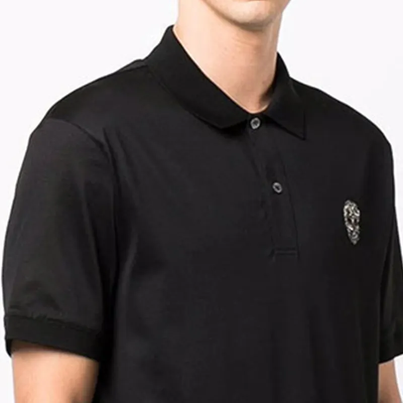 Alexander McQueen Polo Shirt Men's Black-5