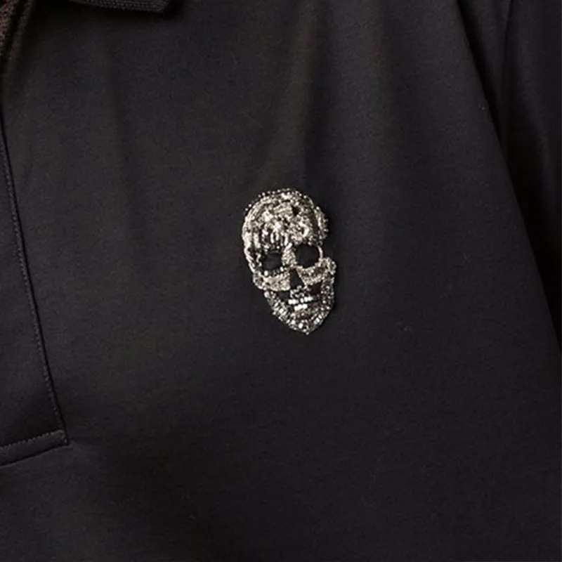 Alexander McQueen Polo Shirt Men's Black-4