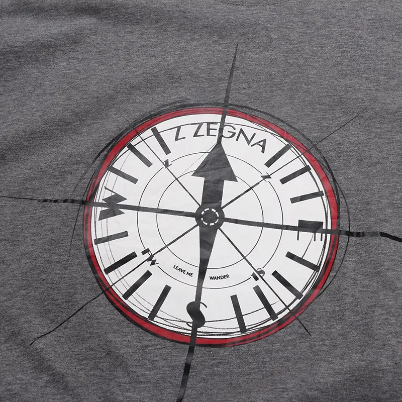 Zzegna T Shirts Men Gray-4