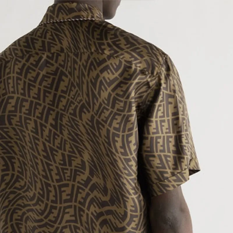 FENDI x Sarah Coleman SS21 Shirt Men's Brown-4