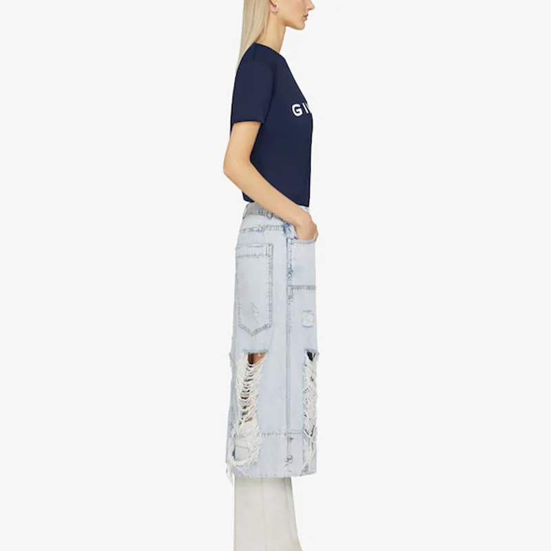 Givenchy Logo Printed Crewneck T Shirt-3