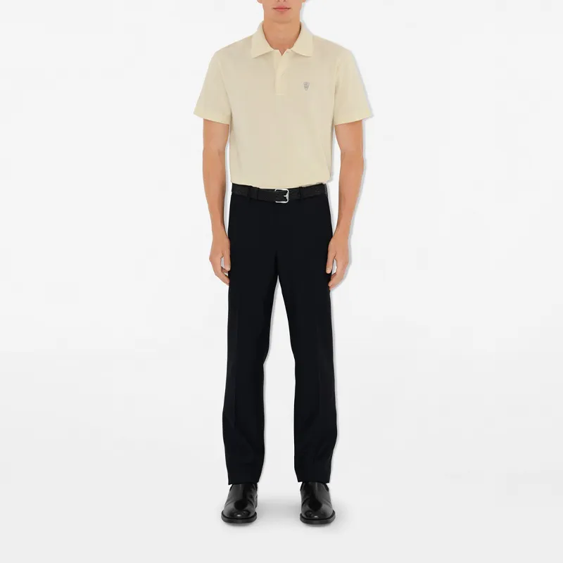 Burberry SS24 Polo Shirt Men's Moss Original Color-1