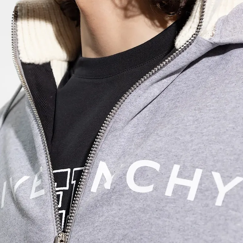 Givenchy Layered Zipped Hoodie-3