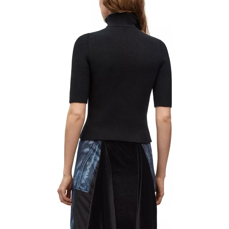 LOEWE FW22 Crop Tops Women's Black-2