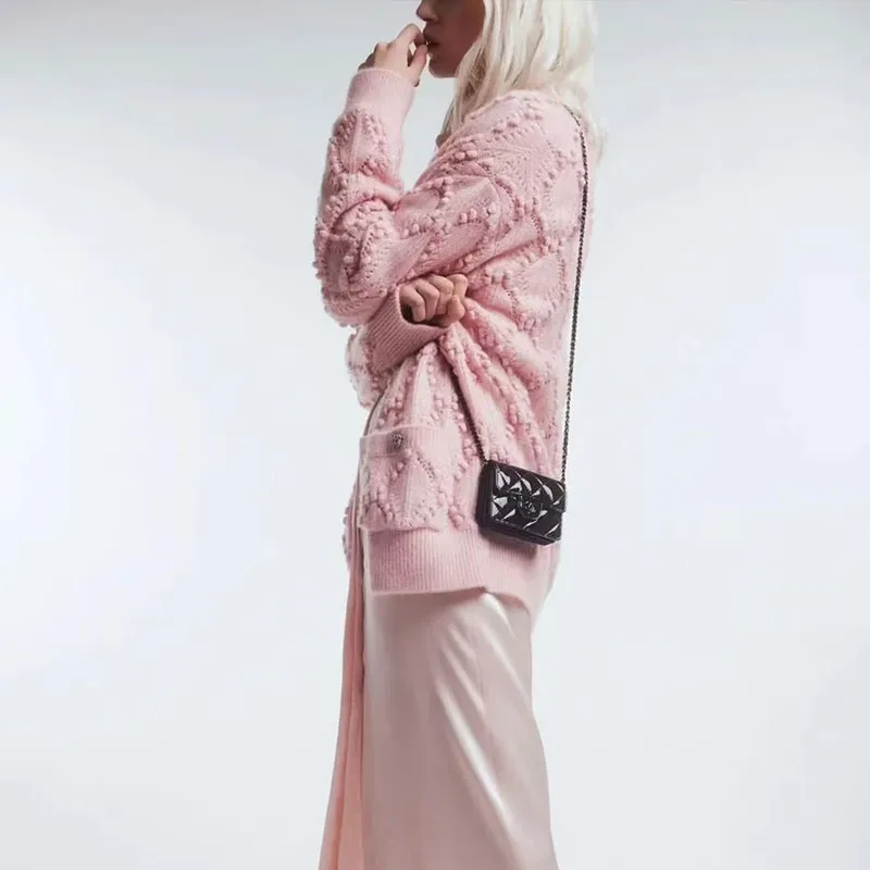 CHANEL Knitwear Women's Pink-3