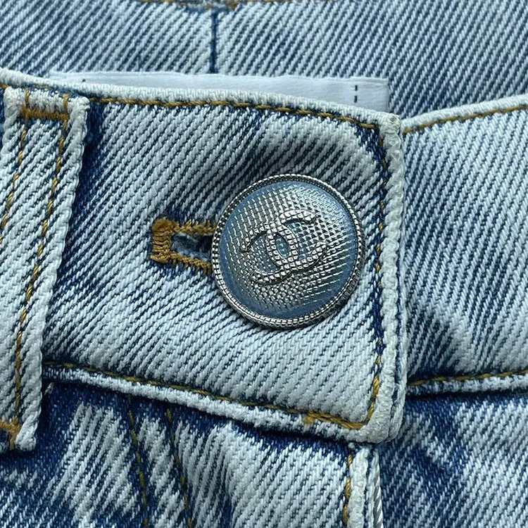 CHANEL Jeans Women's Blue-3