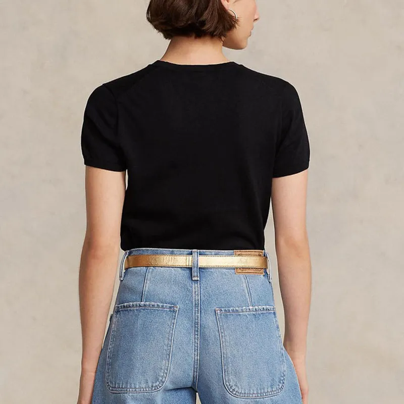 Polo Ralph Lauren T Shirt Women's Black-3