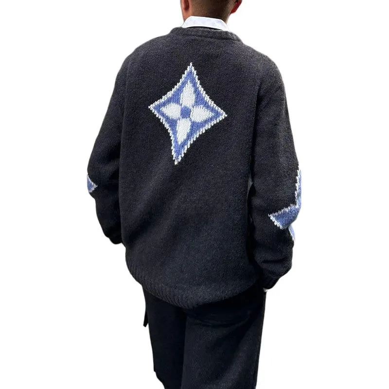 LOUIS VUITTON Chunky Wool Blend Pullover-3