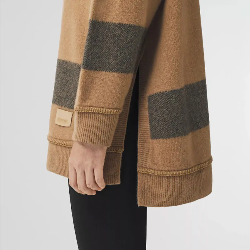Burberry Cashmere Sweaters Women's Camel-5
