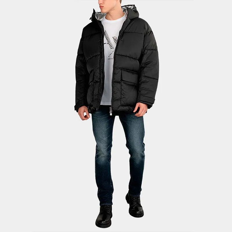 ARMANI EXCHANGEAE Down Jacket Men's Black-2