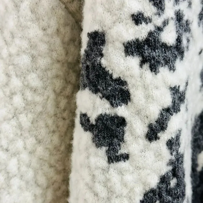 LOEWE FW22 Sweater Men's Gray White-6