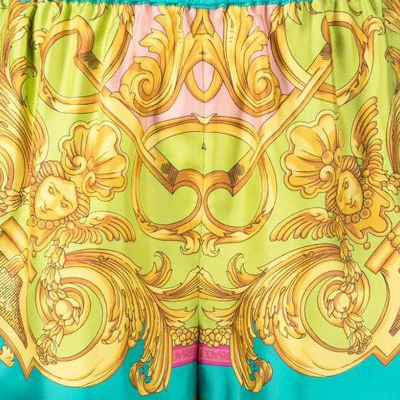 VERSACE Allover Baroque Printed Shorts-2