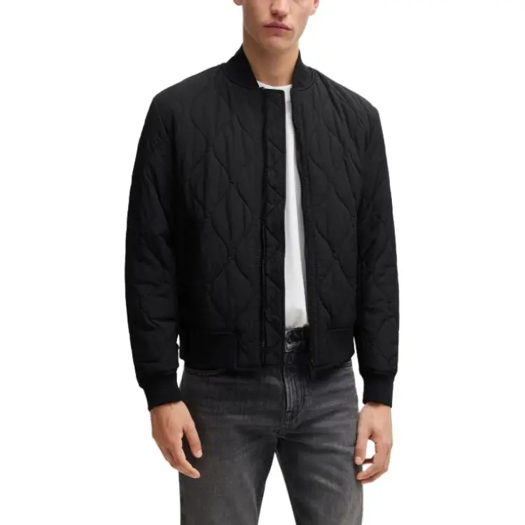 HUGO BOSS Quilted Bomber Jacket-3