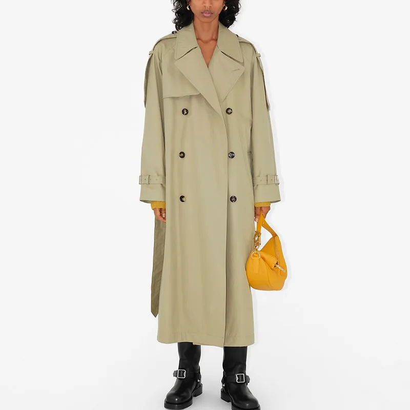 Burberry FW23 Trench Coat Women's Beige-1