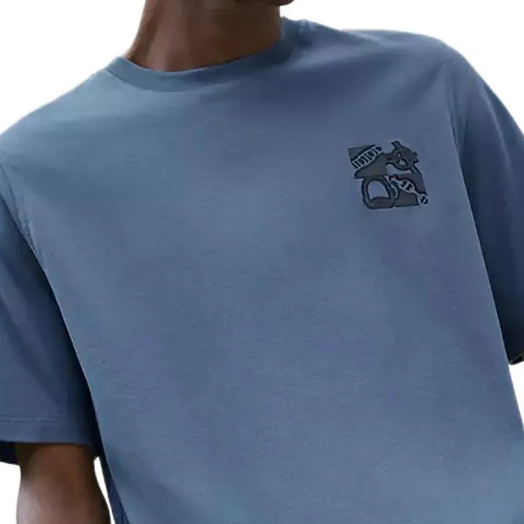 HERMES T-Shirts Men Blue-4