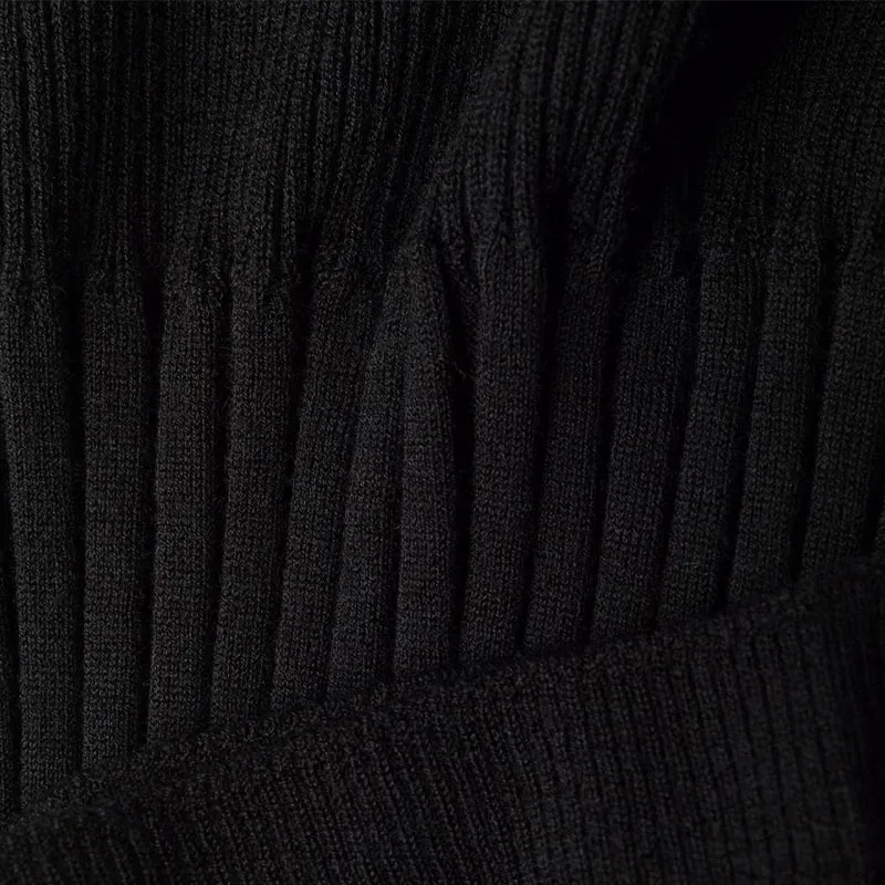 Givenchy Long-Sleeved Dresses Women's Black-4