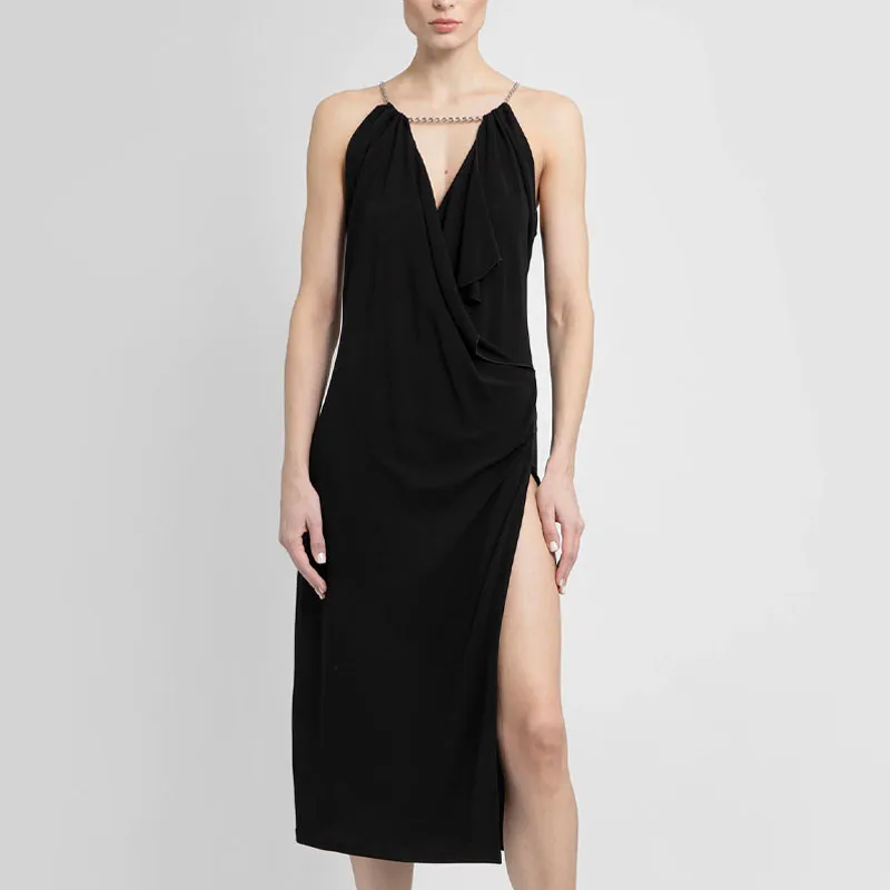 Givenchy Ruffle Halter Neck Dress-2