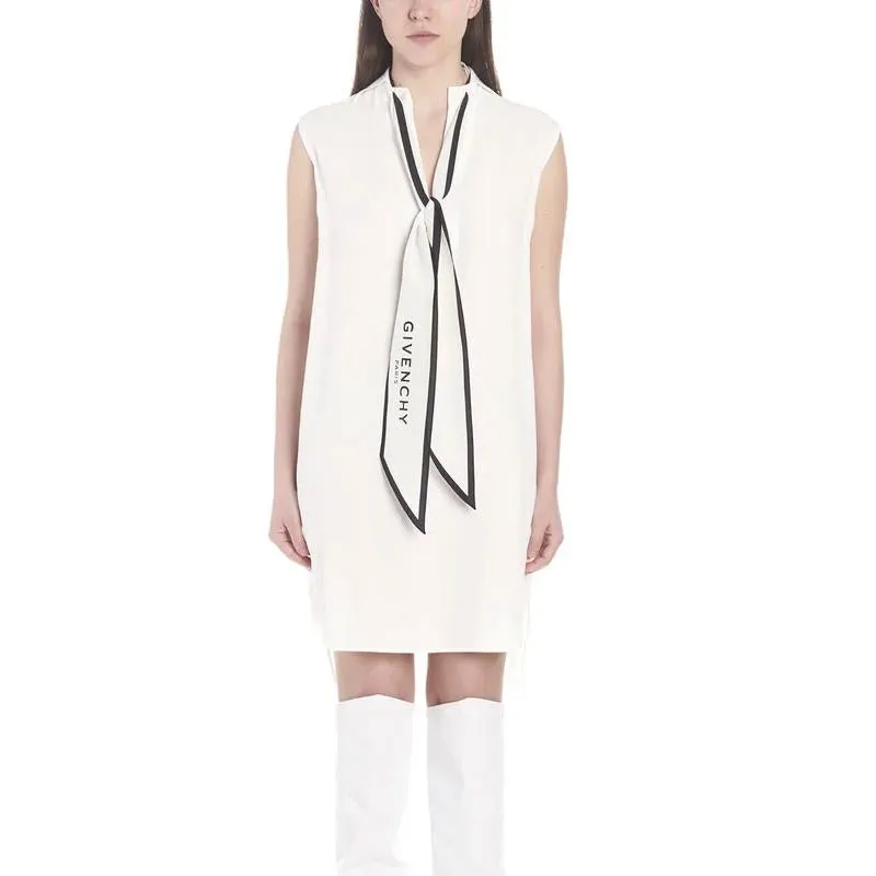 Givenchy Sleeveless Dresses Women's White-1