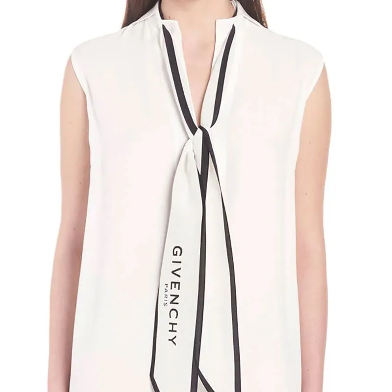 Givenchy Sleeveless Dresses Women's White-4