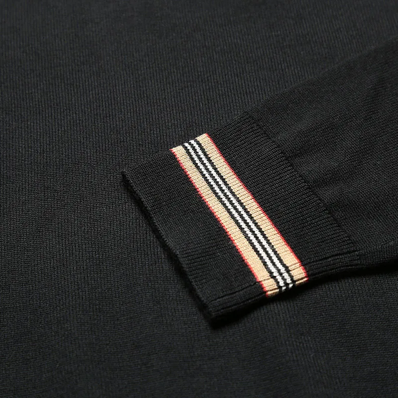 Burberry Sweaters Men Black-4