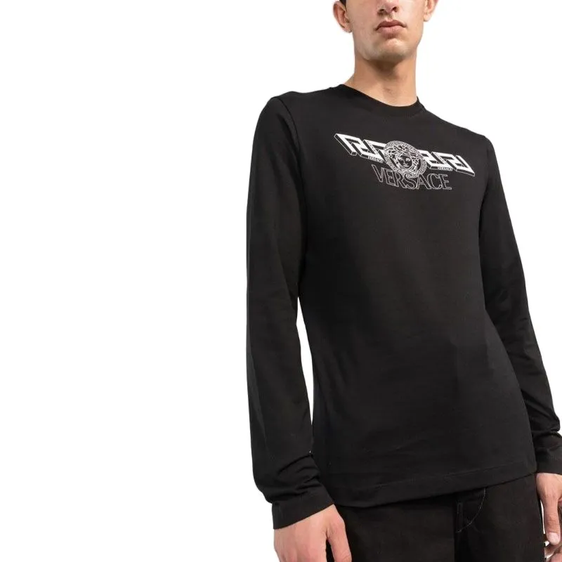 VERSACE T Shirts Men Black-3