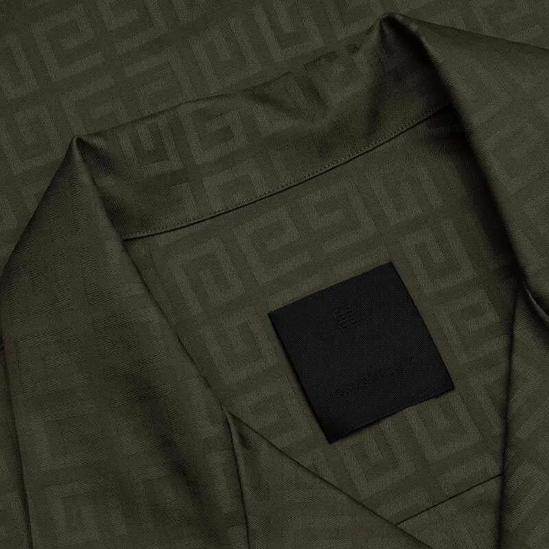 Givenchy Shirts Men Green-3