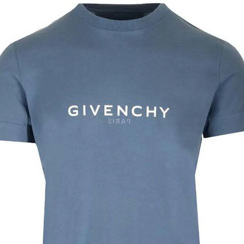 Givenchy Slim Fit Reverse Print T Shirt-3