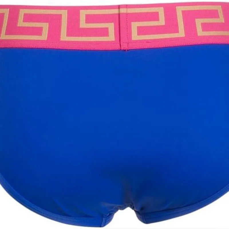 VERSACE Swimming Shorts Men Blue-2