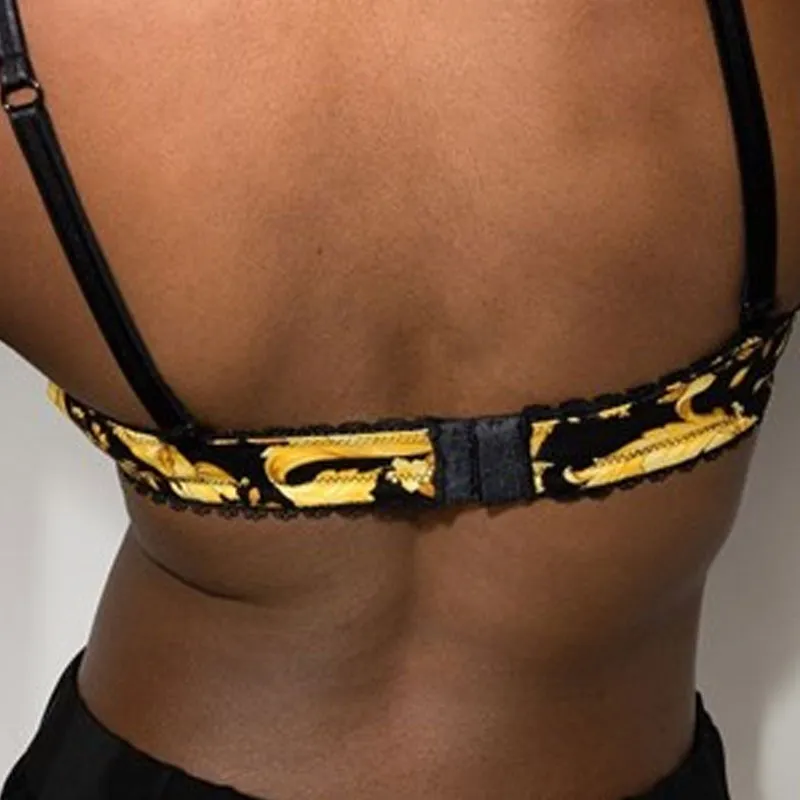 VERSACE Barocco Printed Bralette-2