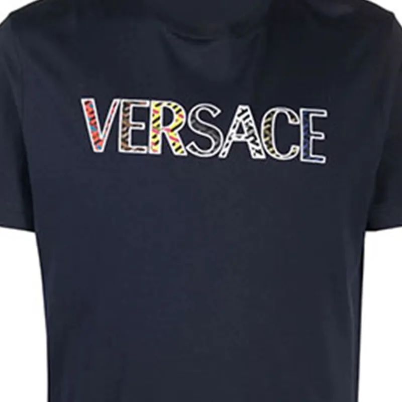 VERSACE Logo T Shirt-4