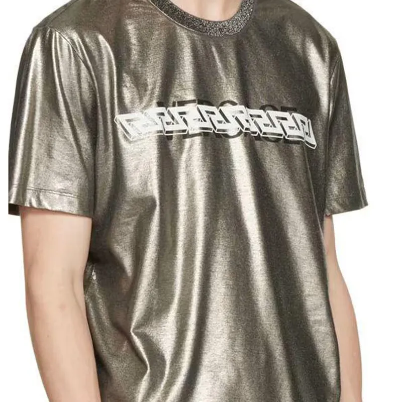 VERSACE T-Shirts Men Silver-1