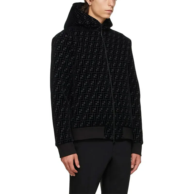 FENDI Sweatshirts Men Black-3