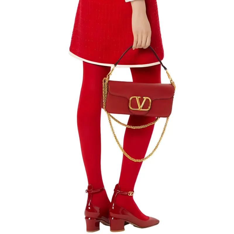 Valentino Valentino ROSSO Chinese New Year FW22 Casual Long Skirts Women's Red-5