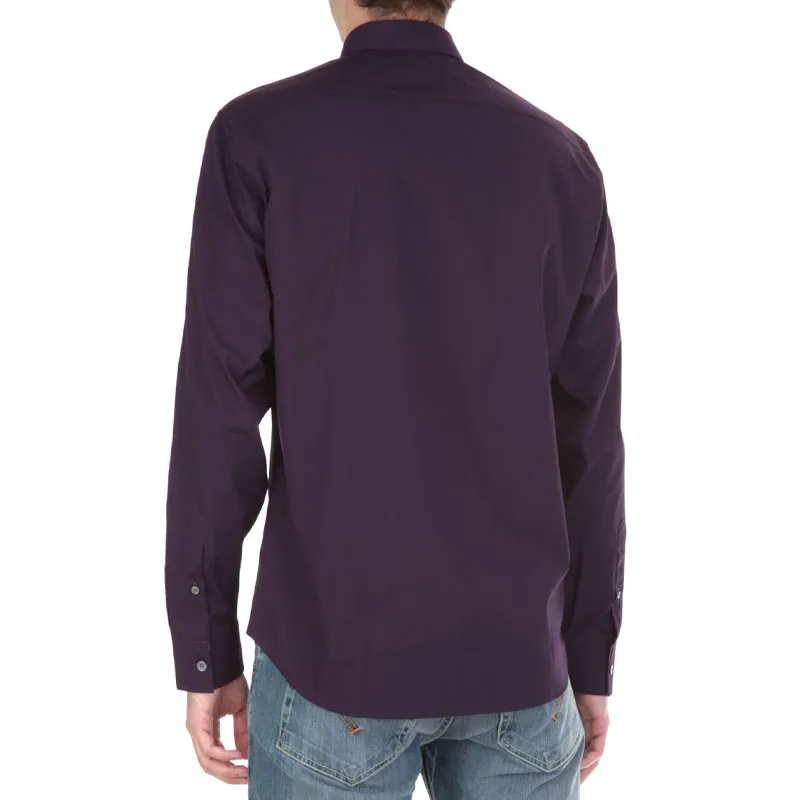 Burberry Shirts Men Purple-2