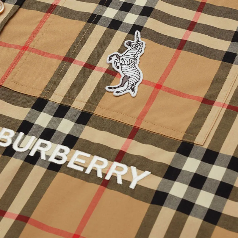 Burberry Shirt Men's Archive Beige-4